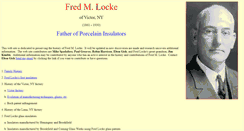 Desktop Screenshot of fredlocke.insulators.info